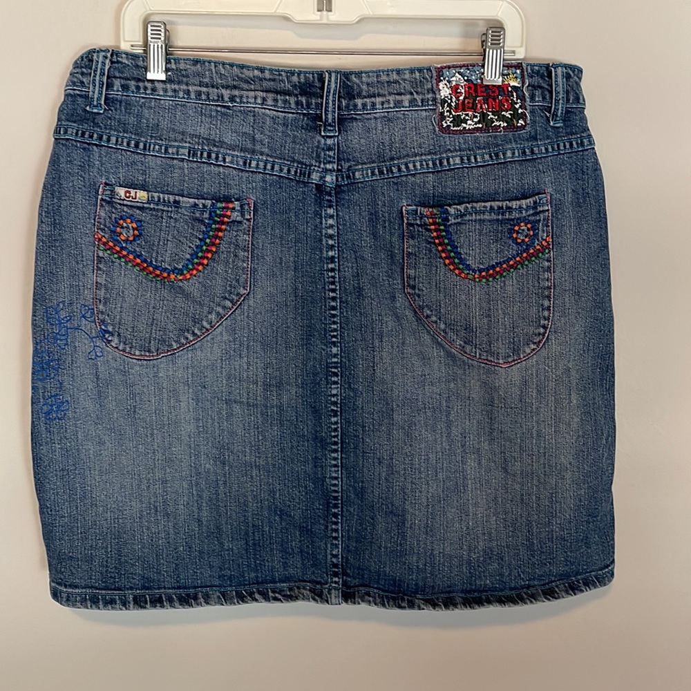 Crest Jeans size 19/20 ladies denim skirt.